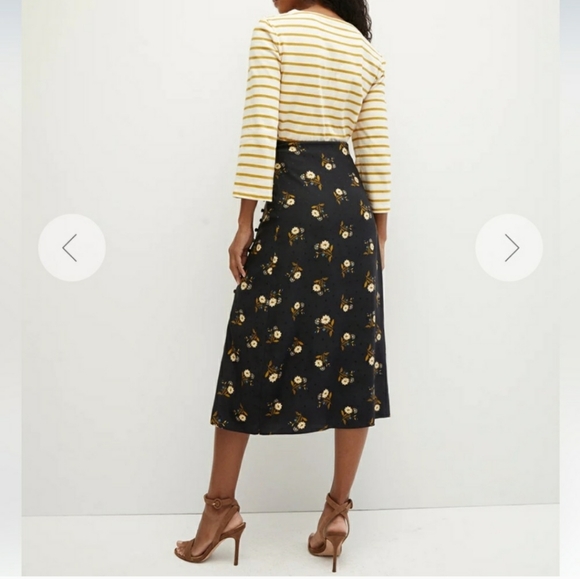 Veronica Beard Franconia Floral Skirt Size 4 - Picture 13 of 13